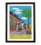 Ripley Surrey travel poster print by Susie West - Image 1