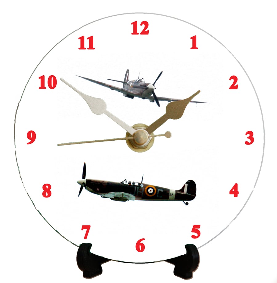 12cm DIY clock kit Spitfire - Wall or Desk clock