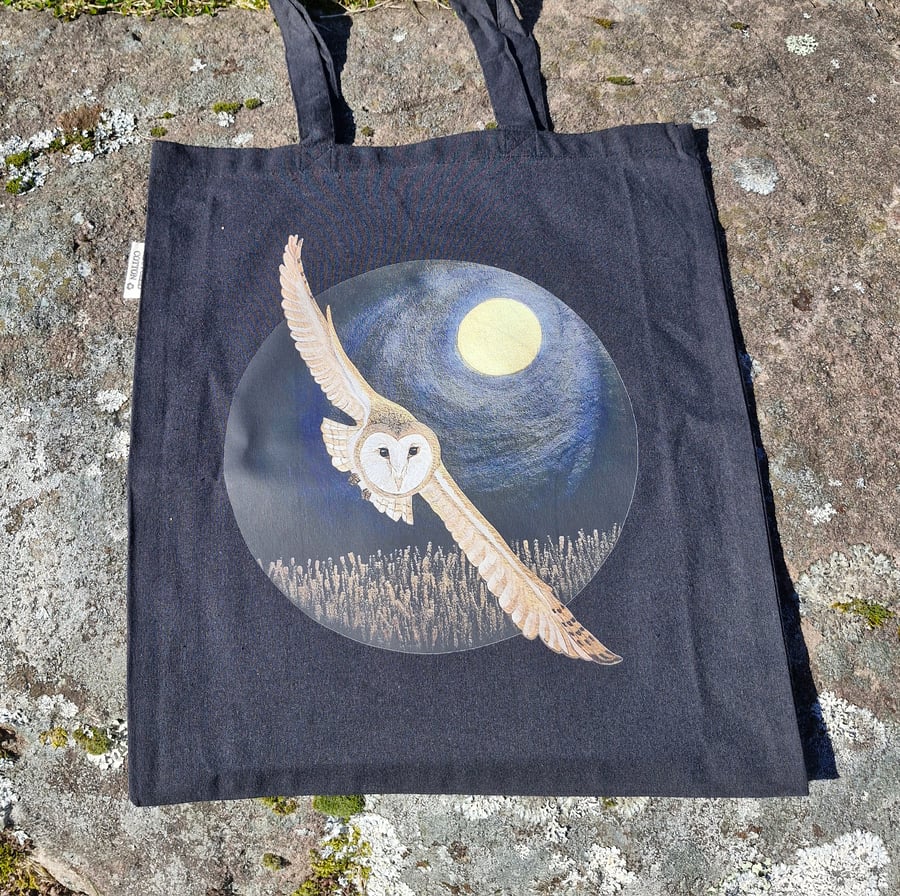Night Flight Recycled Cotton Bag