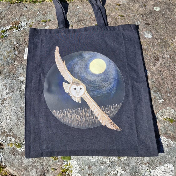 Night Flight Recycled Cotton Bag