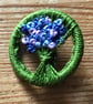 Dorset Button Posy Brooch, Bluebells - Image 2