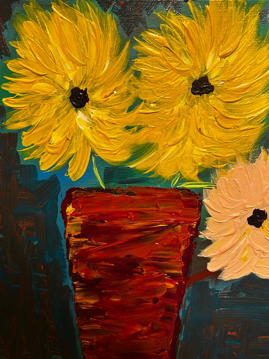 Acrylic Impasto Painting - Felicity 