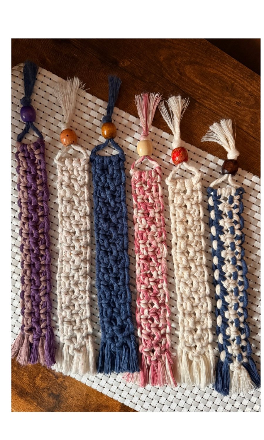 Handmade Macrame Bookmarks