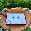  Mint Circle Studs - Micro