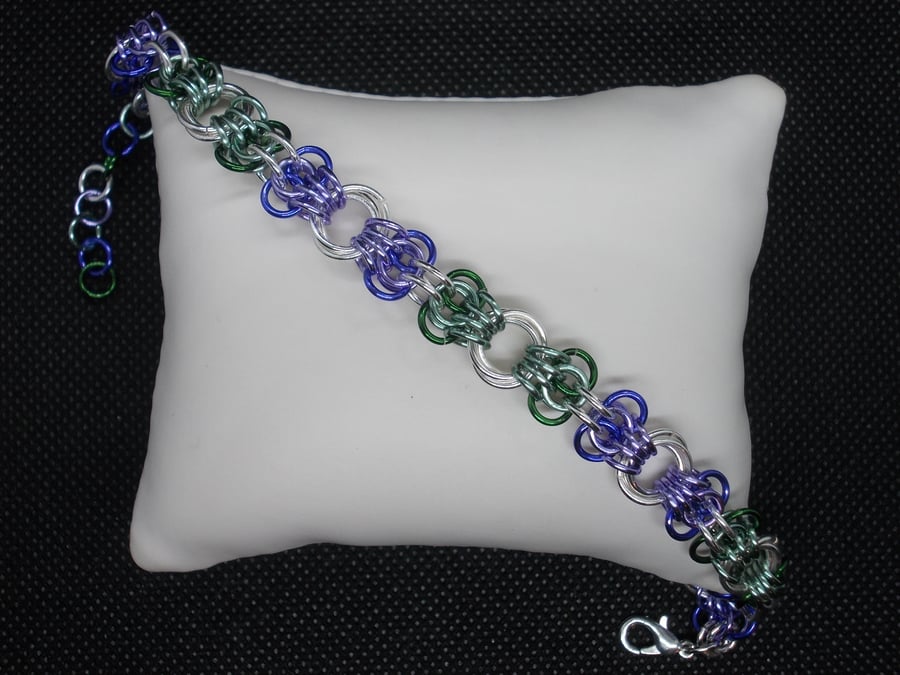 Sale - Green and purple butterflies