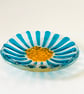 Recycled  glass  dish- fused glass dish  - Image 2