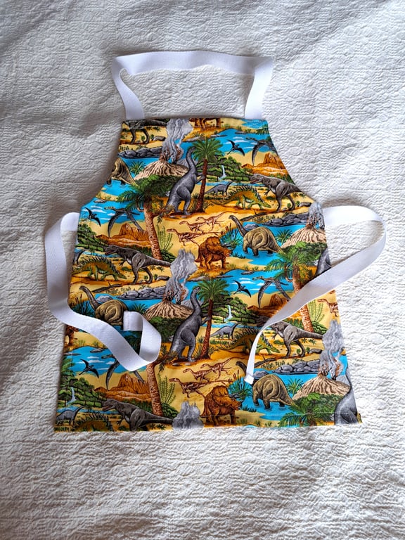 Dinosaur, apron, age 2-6 years