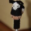 Hand Knitted Cow Pencil Topper