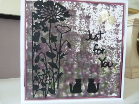 Night Time Garden birthday card