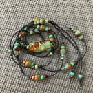 “Sea” adjustable pendant necklace
