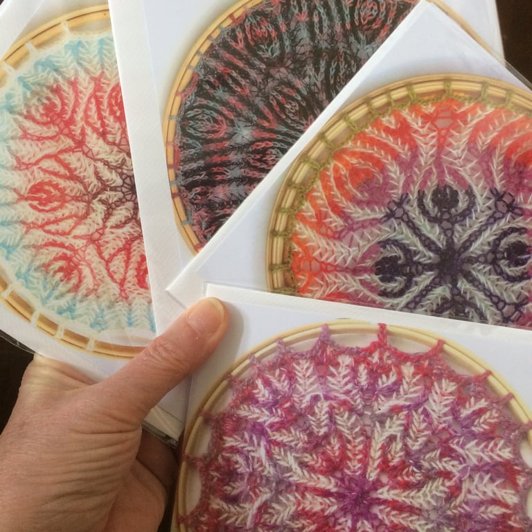 4 Mandala Blank Greeting Card 