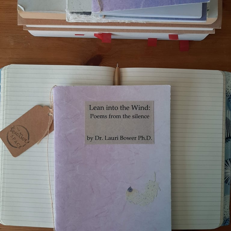 Poetry booklet "Lean into the Wind"