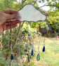 Stained Glass Large Rain Cloud - Handmade Hanging Window Decoration - Image 3