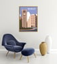 Beirut retro travel poster, Beirut city art print, Lebanon travel poster - Image 6