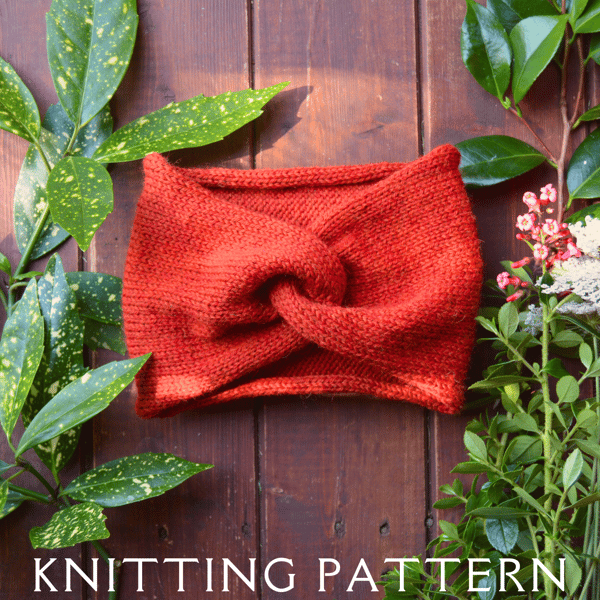 The Easy Peasy Headband Knitting Pattern PDF Version By Email