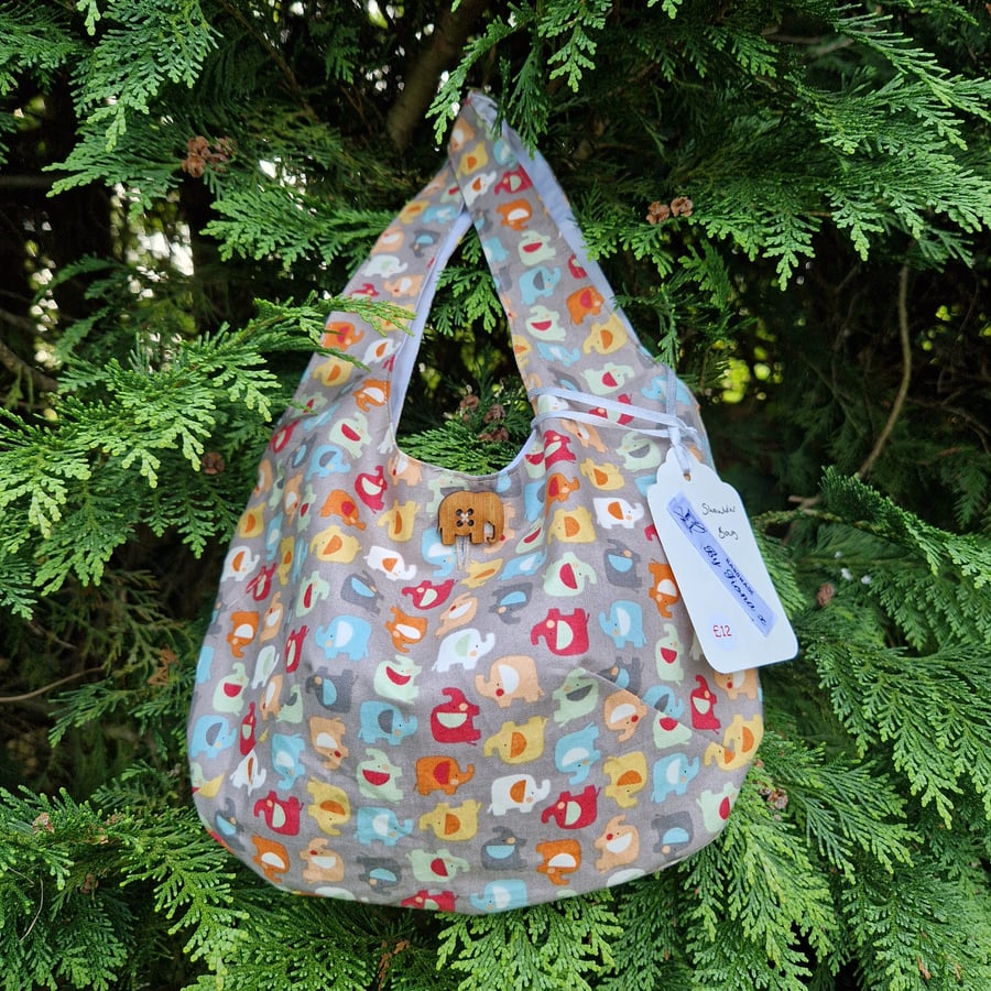 Children's Grey Little Elephant bag 