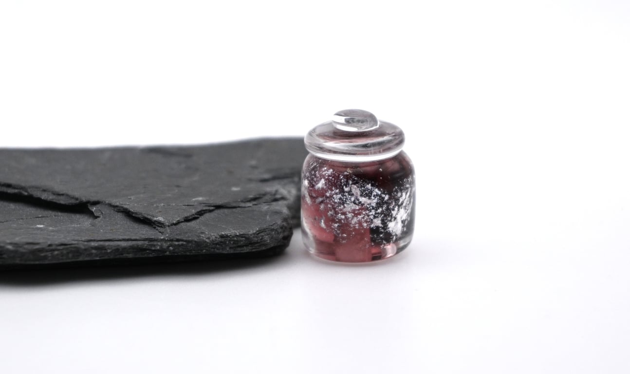 small glass jar of magic