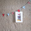 freehand embroidered beach hut miniature picture