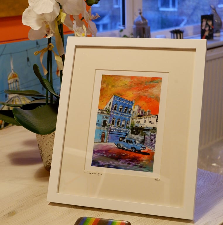 A Lada Day Limited Edition Print - Framed 