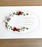 Handmade quilled 40th ruby wedding anniversary card - Image 4