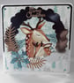 Deer Couple Christmas Card - Image 1