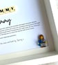 Mum Mummy Scrabble Minifigures Frame Personalised  - Image 8