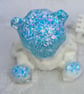 Gorgeous Winter Chill Resin Art Bear with Sledge. - Image 4