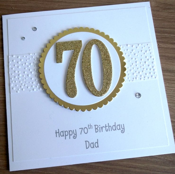 70th birthday online cards for dad
