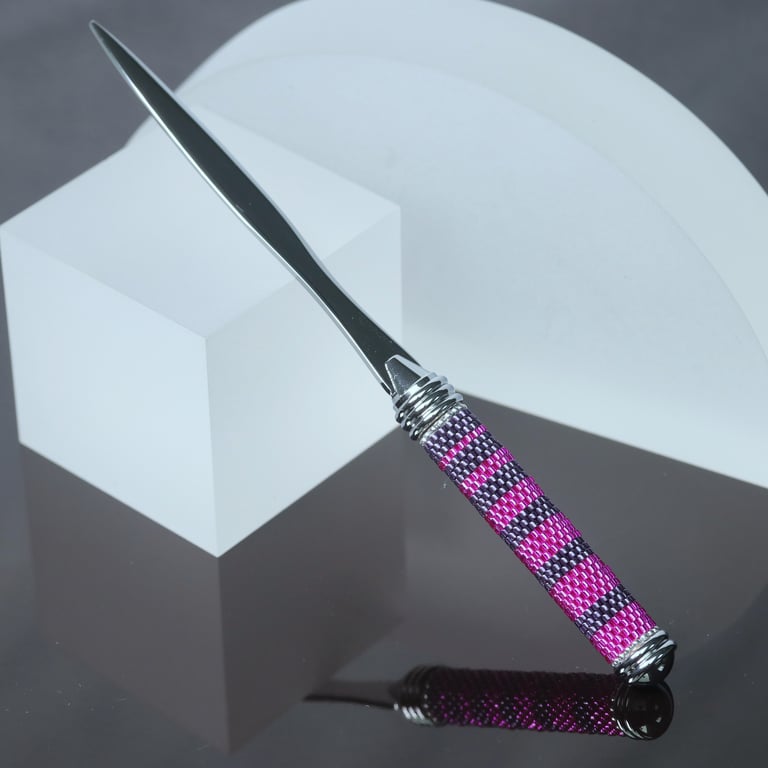 Letter Opener in Fuchsia and Purple