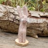 Needle Felt Hare - wool hare - hare ornament - brown hare
