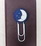 Sleepy Moon jumbo paperclip Bookmark - Image 1