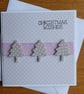 Set of 4 Polka Dot Christmas Tree Cards - Pastels - Image 3