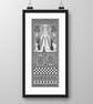 055 - Cross Stitch pattern The White Queen. Chess game sampler, Queens Gambit - Image 4