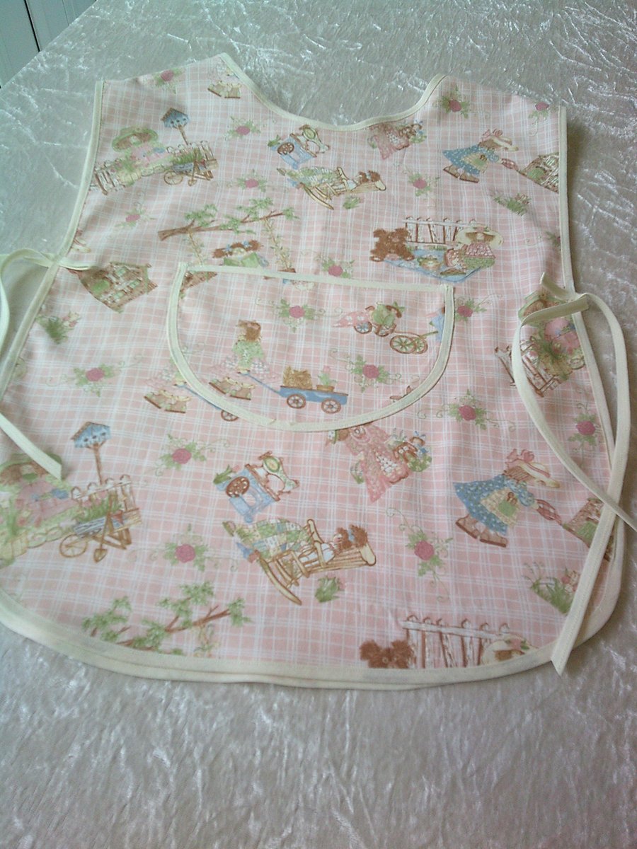 Garden Scenes Child's Tabard Apron