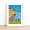 By The River, Richmond travel poster print by Susie West