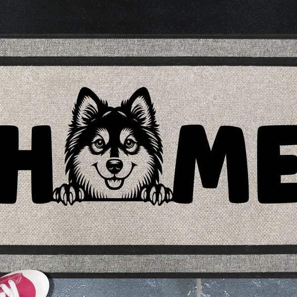 Norwegian Buhund Home Door Mat - All Weather Doormat - 45x70cm 