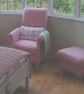 Laura Ashley Keswick Burnt Sienna Armchair Adult Chair Orange Check Tartan Small - Image 9