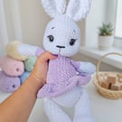 Handmade Crochet Bunny - Cute Nursery Gift - Handmade Baby Gift - Crochet Rabbit