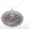 Fancy Pendant 1952 Lucky sixpence 69th Birthday plus a Sterling Silver 18in Chai