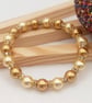 Pearl Bracelet - Christmas Bauble Inspired Pearl Bracelet - Festive Jewellery - Image 6