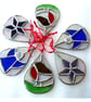 Teardrop Decoration Star Stained Glass Suncatcher Christmas - Image 6