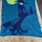 Crocheted blanket