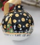 Starry night ceramic bauble - Image 3