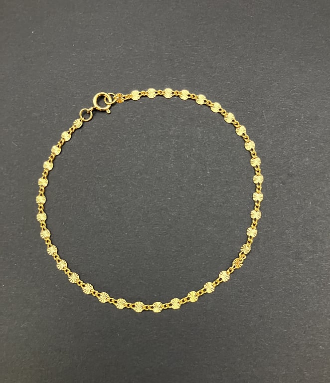 14 Ct Gold Filled Sunburst Bracelet