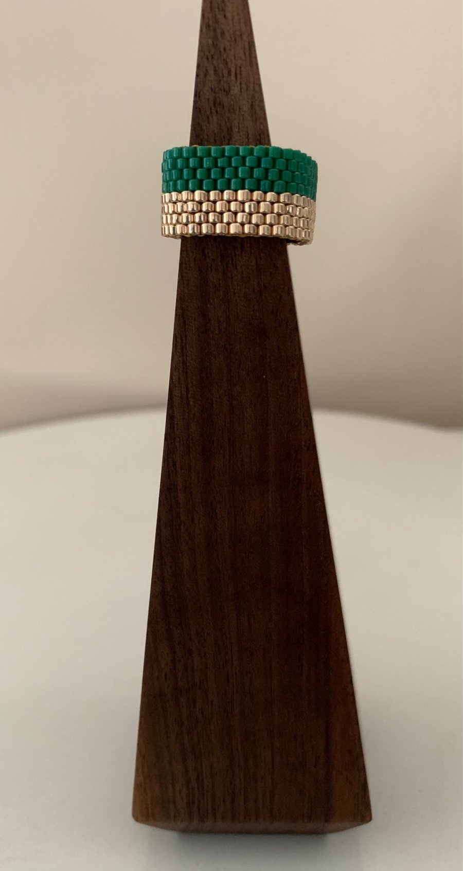Stylish 2 colour modern ring