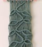 Mint Green Macrame Wall Hanging - Recycled Cotton - Boho Wall Decor. - Image 4