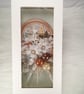Handmade Christmas Card in Ecru Window Box. Elegant Festive Card(22) - Image 8
