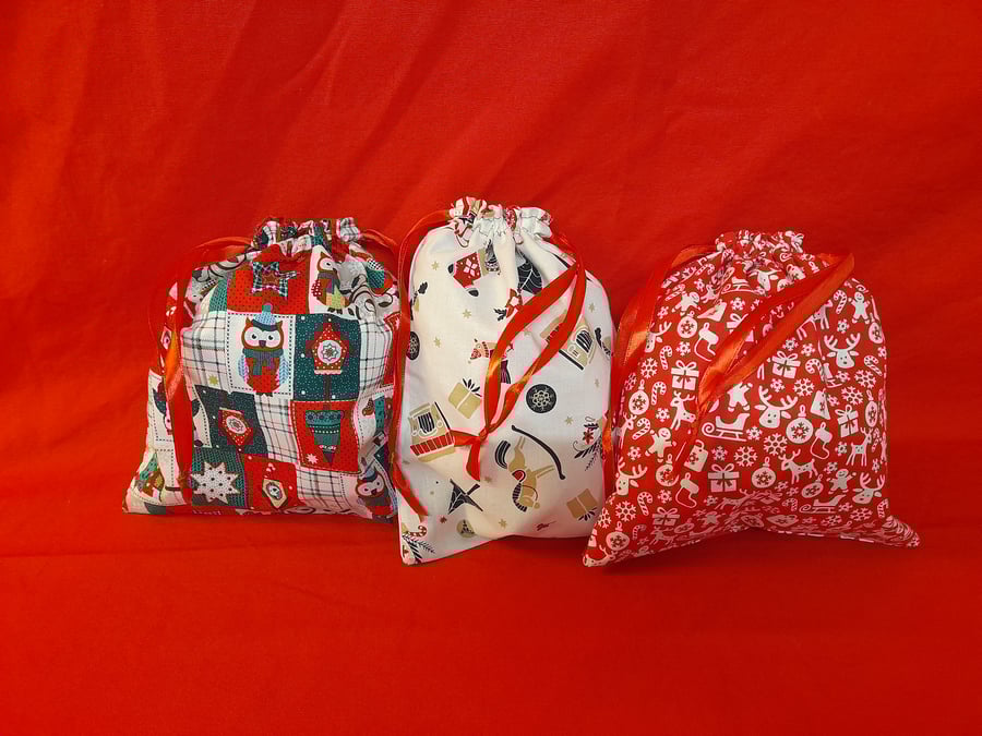 Gift Bags, Set of Three