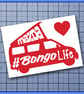 Mazda Bongo Van Life  Car Van Sticker Decal Bumper vinyl - Image 5