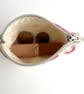 Coin Purse, Small Purse with Small Pink Roses Pattern - Image 7